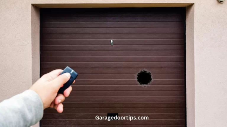 3 Easy Steps to Fix A Hole in the Garage Door