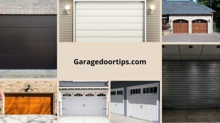 What Are The Types Of Garage Doors: A Comprehensive Guide