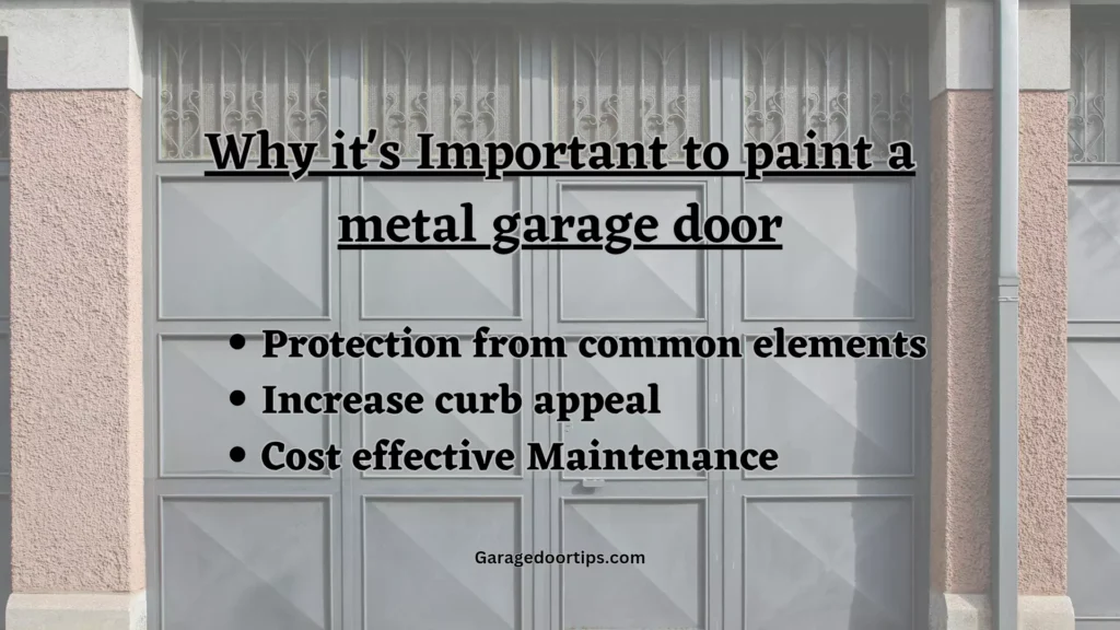 Paint Metal Garage Door