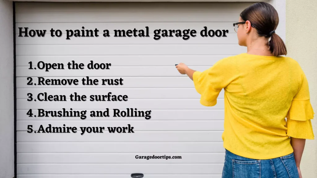 How to Paint Metal Garage Door