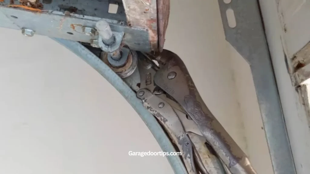 Replacing a broken garage door cable
